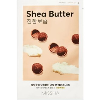 Missha Airy Fit Sheet Mask Shea Butter - drėkinanti veido kaukė