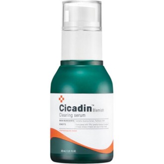 Missha Cicadin Blemish Clearing Serum - raminamasis serumas nuo odos netobulumų, 30 ml