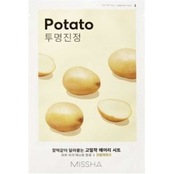 Missha Potato Airy Fit Sheet Mask - brightening face mask 19 g