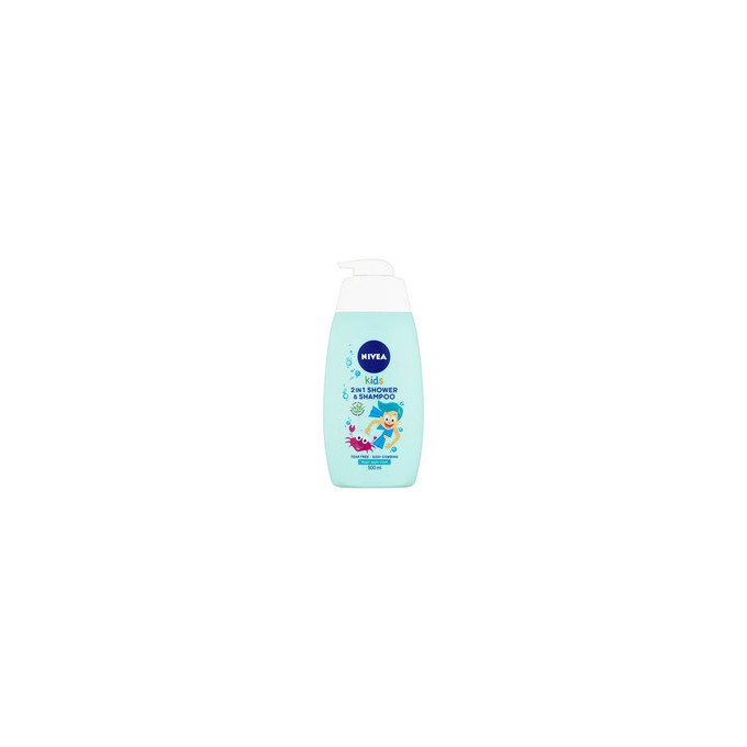 Nivea 2 in Shower & Shampoo - Baby shower gel and shampoo 2 in 1 with apple scent 500 ml