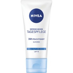 Nivea Essential Day Cream SPF 15 - Drėkinamasis dieninis kremas normaliai ir mišriai odai, 50 ml
