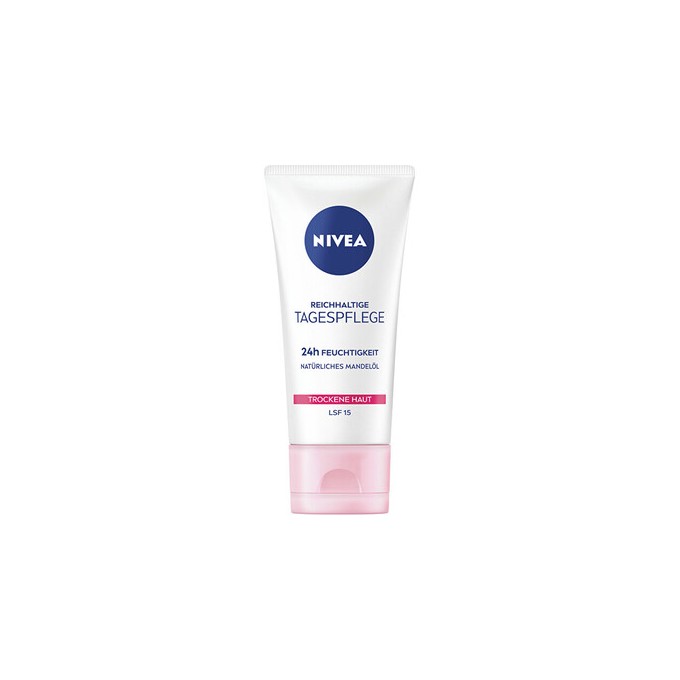 Nivea Essential Nourishing Day Cream SPF 15 - Maitinamasis dieninis kremas sausai odai, 50 ml
