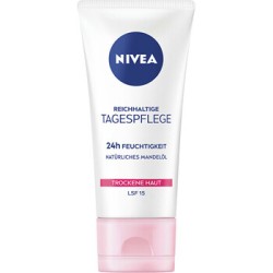 Nivea Essential Nourishing Day Cream SPF 15 - Maitinamasis dieninis kremas sausai odai, 50 ml