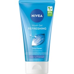 Nivea Refreshing Wash Gel - valomasis odos gelis normaliai ir mišriai odai, 150 ml