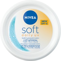 Nivea Soft Daily UV Cream - Drėkinamasis kremas su UV apsauga SPF 15, 100 ml