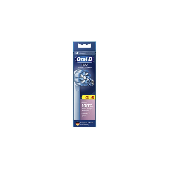 Oral B Sensitive EB60 - Keičiamos šepetėlių galvutės, 8 vnt.