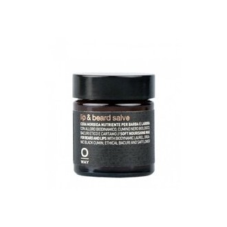 OWAY Lip & Beard Salve - švelnus ir maitinantis barzdos ir lūpų vaškas, 30 ml