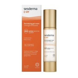 Sesderma C-Vit Revitalizing Gel Cream - Atgaivinantis kremas su vitaminu C, 50 ml