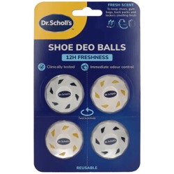 Scholl Shoe Deo Balls - gaivieji kamuoliukai batams, ( 4 vnt. 
