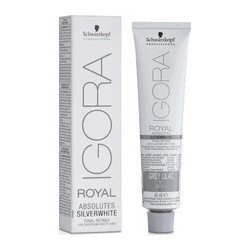 Schwarzkopf Professional Igora Royal SilverWhite Permanent White Refining Color Creme - Pusiau