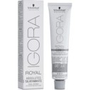 Schwarzkopf Professional Igora Royal SilverWhite Permanent White Refining Color Creme - Pusiau