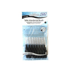 TePe Interdental brushes Normal 1.5 mm black 8 pieces