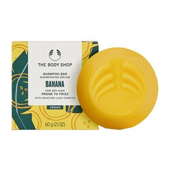 The Body Shop Banana Shampoo Bar - Solid shampoo for frizzy hair 60 g
