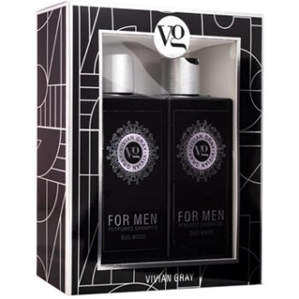 Vivian Gray For Men Oud Wood Set - kūno priežiūros rinkinys