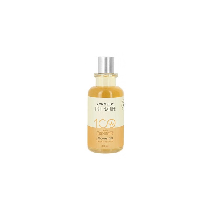 Vivian Gray True Nature Cedar & Patchouli Shower Gel - dušo želė, 300 ml