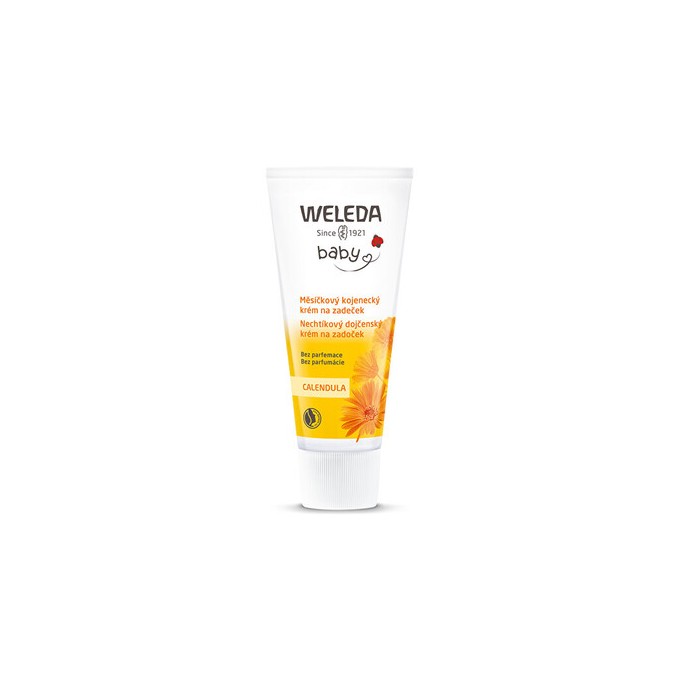 Weleda Calendula soothing baby cream - raminantis medetkų kremas kūdikiams, 75 ml