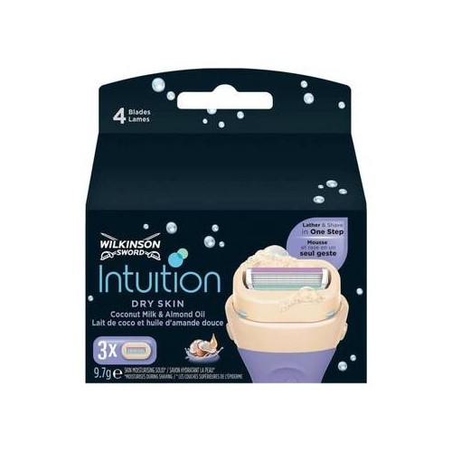 Wilkinson Sword Intuition Dry Skin (3 vnt.) - Spare blade
