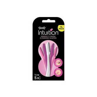 Wilkinson Sword Perfect Finish Eyebrow Shaper - antakių skustuvėliai, 5 vnt.
