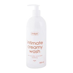 Ziaja Intimate Creamy Wash - Krémový intimní gel s kyselinou askorbovou proti podráždění 500 ml
