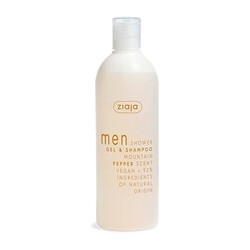 Ziaja Mountain Pepper Men Gel & Shampoo 400 ml