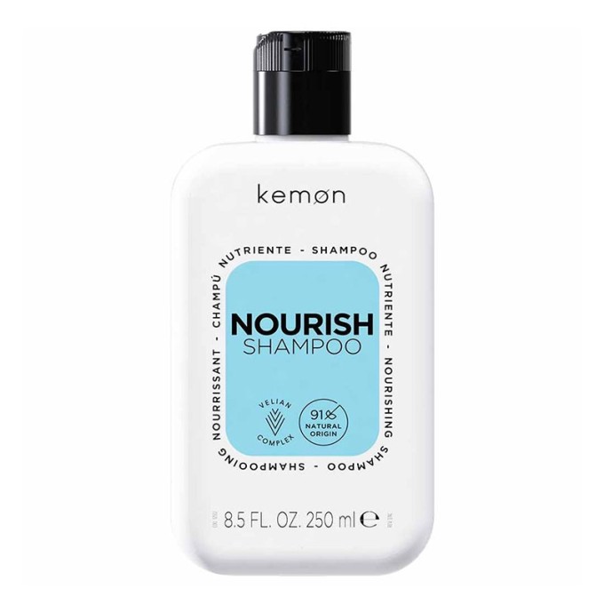 Kemon Nourish Shampoo - maitinamasis šampūnas pažeistiems plaukams, 250 ml