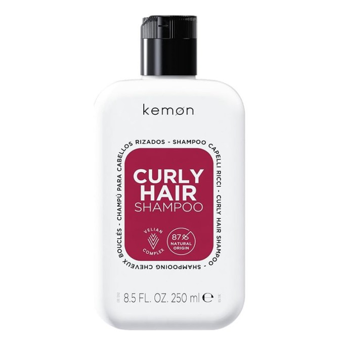 Kemon Curly Hair Shampoo - šampūnas garbanotiems ir banguotiems plaukams, 250 ml