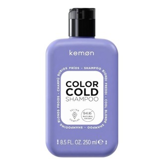 Kemon Color Cold Shampoo - Shampoo against yellow hair tones 250 ml