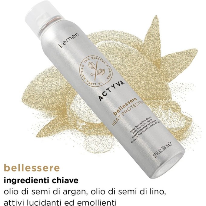 Kemon Actyva Bellessere Heat Protection - Heat protection spray for styling with an iron and