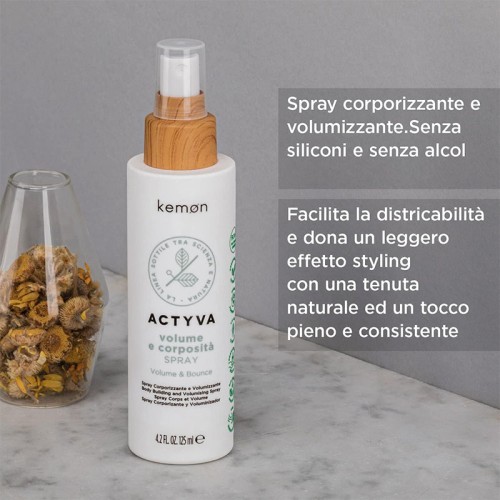Kemon Actyva Volume E Corposita Spray 125 ml
