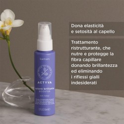 Kemon Actyva Colore Brillante Anti-Yellow Booster - Care neutralizing yellow hair tones 50 ml