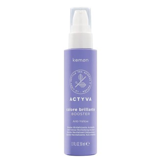 Kemon Actyva Colore Brillante Anti-Yellow Booster - Care neutralizing yellow hair tones 50 ml