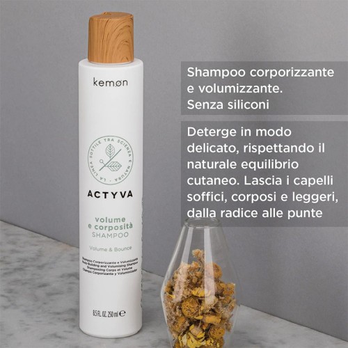 Kemon Actyva Volume E Corposita Shampoo 250 ml