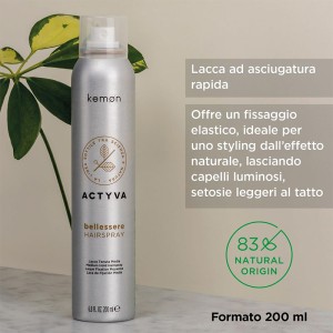 Kemon Actyva Bellessere Hairspray - plaukų lakas, 200 ml 2