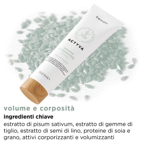 Kemon Actyva Volume & Bounce Conditioner (fine hair) 150 ml
