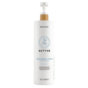 Kemon Actyva Rich Nutrition Shampoo (dry hair) 1000 ml