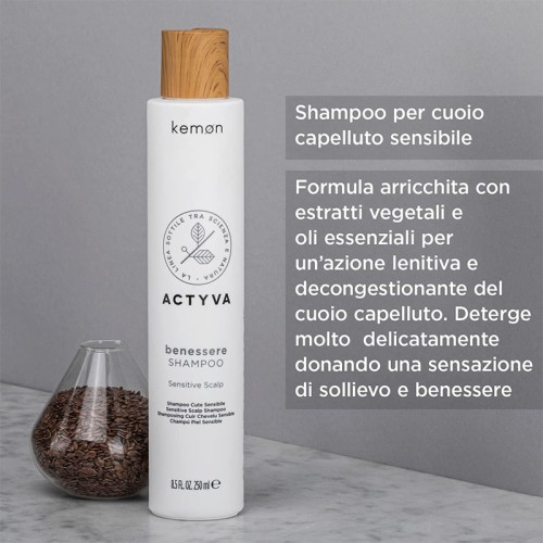 Kemon Actyva Benessere Shampoo 250 ml