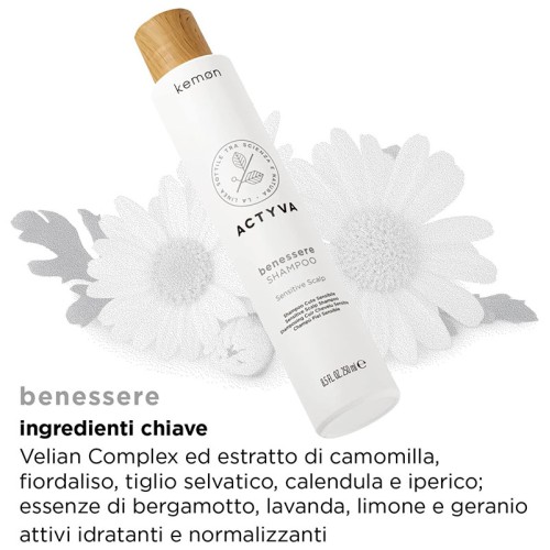 Kemon Actyva Benessere Shampoo 250 ml