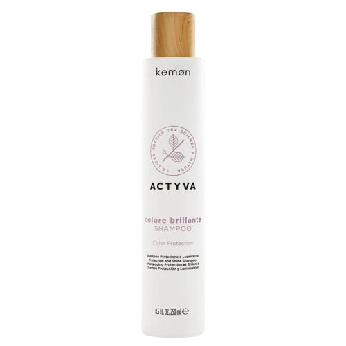 Kemon Actyva Colore Brilliante Shampoo - šampūnas dažytiems plaukams, 250 ml