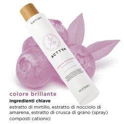 Kemon Actyva Colore Brilliante Shampoo - šampūnas dažytiems plaukams, 250 ml