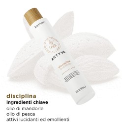 Kemon Actyva Disciplina Shampoo - drėkinamasis ir švelninamasis šampūnas, 250 ml