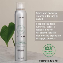 Kemon Actyva Volume E Corposita Dry Volume Spray 200 ml