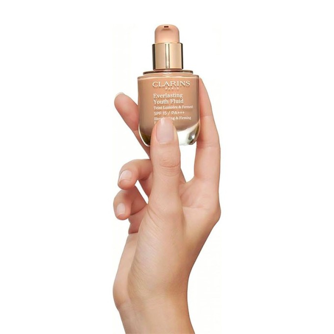 Clarins Everlasting Youth Fluid Illuminating & Firming Foundation - Liquid makeup 30 ml shade 114
