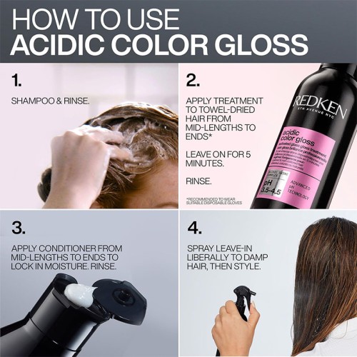 Redken Acidic Color Gloss Heat Protection Treatment 190 ml