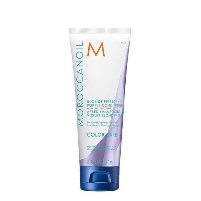 Moroccanoil Color Care Blonde Perfecting Purple Conditioner - tonuojantis kondicionierius su