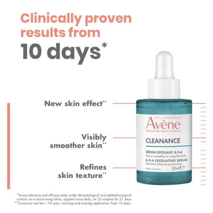 Avene Cleanance A.H.A Exfoliating Serum 30 ml