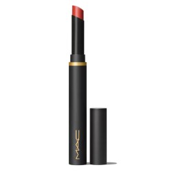 MAC Powder Kiss Velvet Blur Slim Stick Lipstick - lūpų dažai, 2 g 878 Dubonnet Buzz