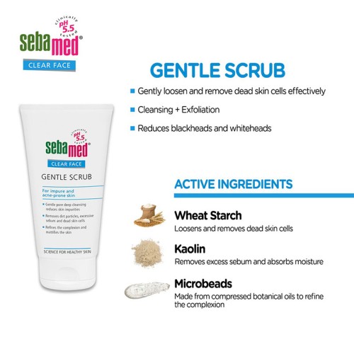 Sebamed Clear Face Gentle Scrub 150 ml