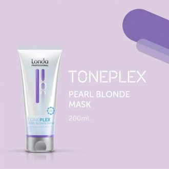 Londa Professional Toneplex Mask - intensyviai tonuojanti plaukų kaukė Pearl Blonde, 200 ml 2