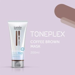 Londa Professional Toneplex Mask - intensyviai tonuojanti plaukų kaukė Coffee Brown, 200 ml
