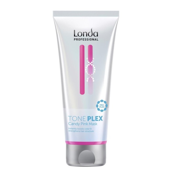 Londa Professional Toneplex Mask - intensyviai tonuojanti plaukų kaukė Candy Pink, 200 ml